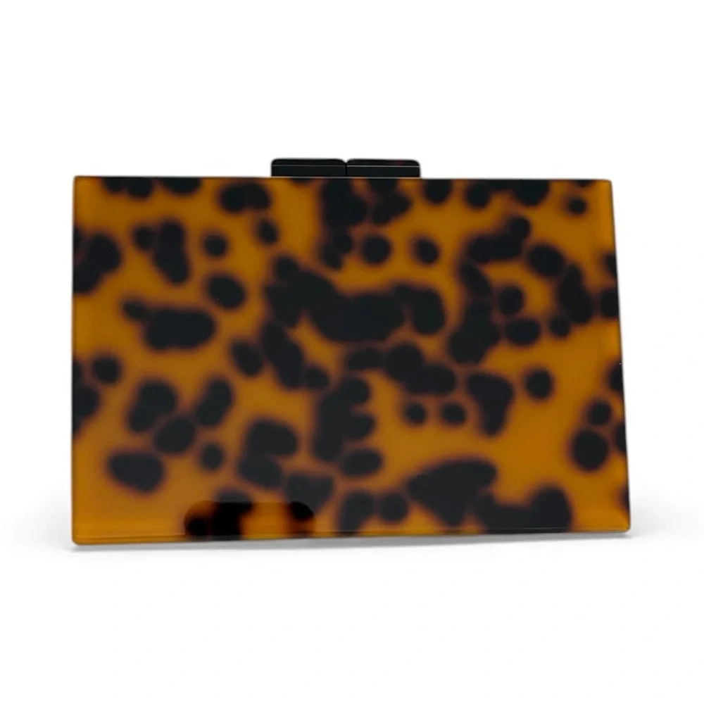 Handmade Tortoiseshell Bee Clutch with Crystal Embellishment - Picture 3 of 7